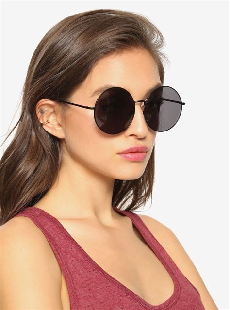 cool round frame sunglasses